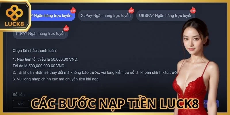 Chia sẻ các bước nạp tiền tại nhà cái trực tuyến